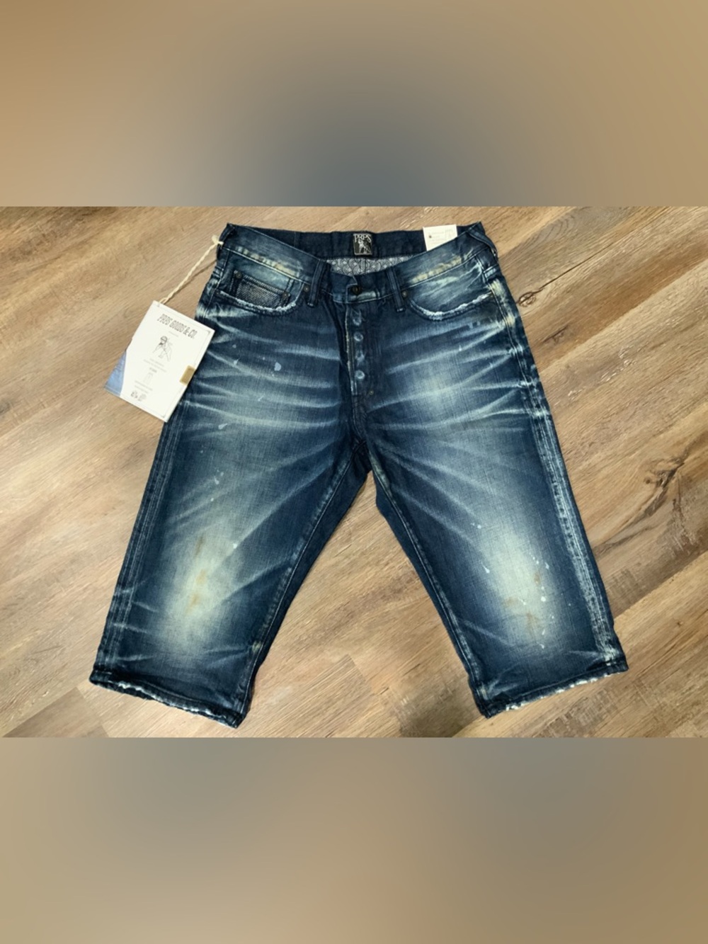 New Prps Barracuda Distressed Shorts Mens Sz 32